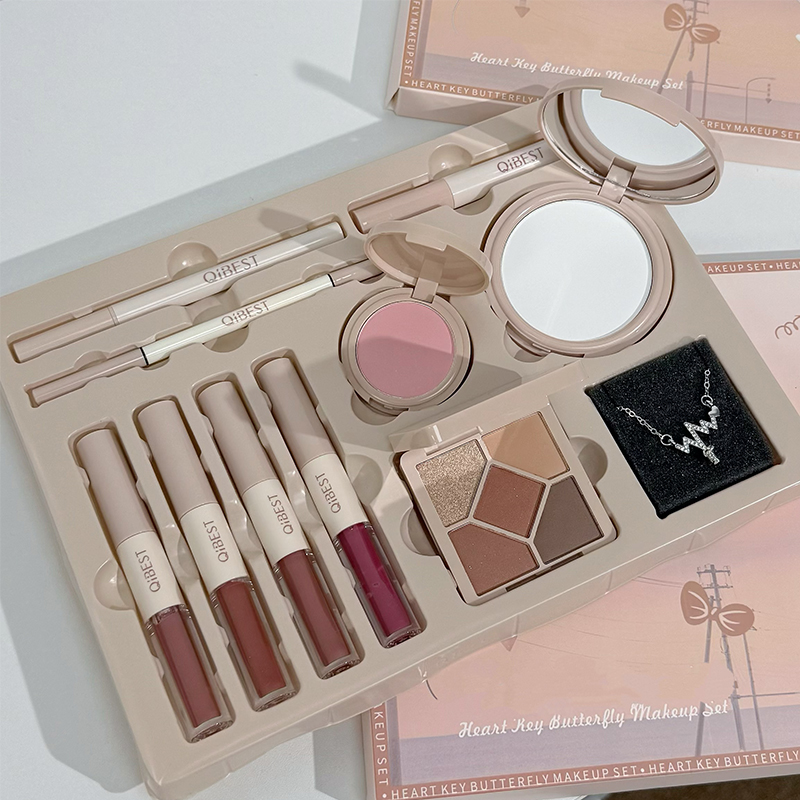 Rare Beauty Makeup Kit - QIBEST 4 Colors Double Head Lip