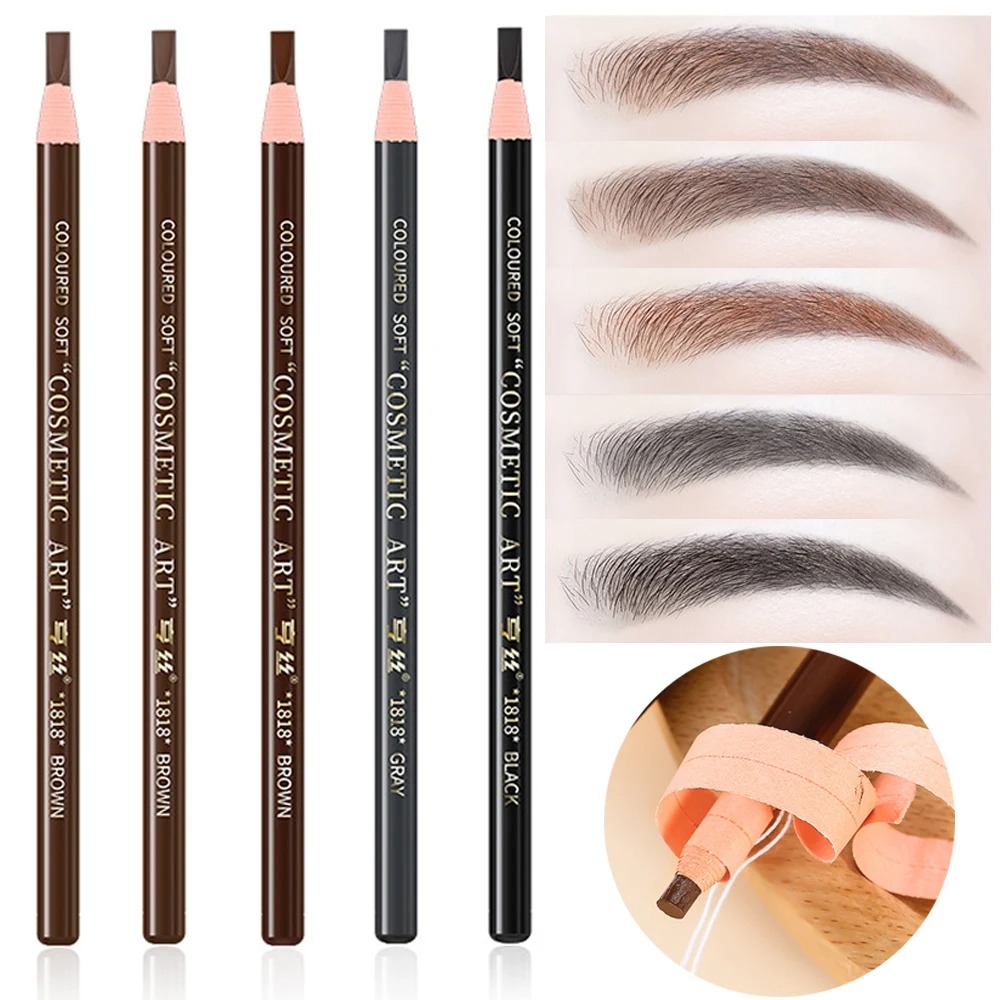 Eyebrow Pomade Pencil - 5pcs Eyebrow Pencil Permanent Makeup Eyebrow