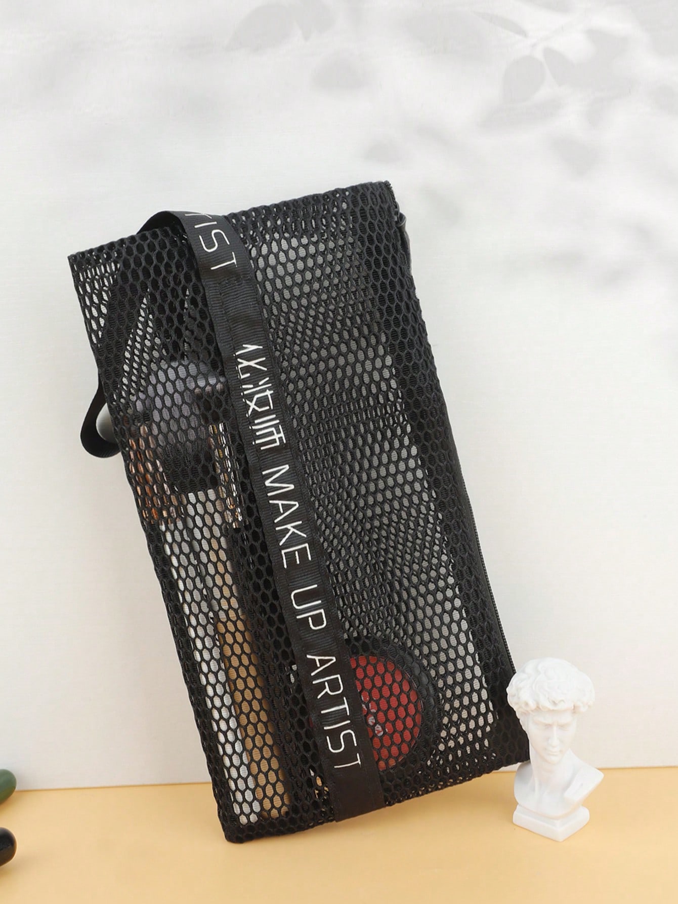 Beauty Makeup Bag - 1 Pcs Mesh Makeup Bag Zipper