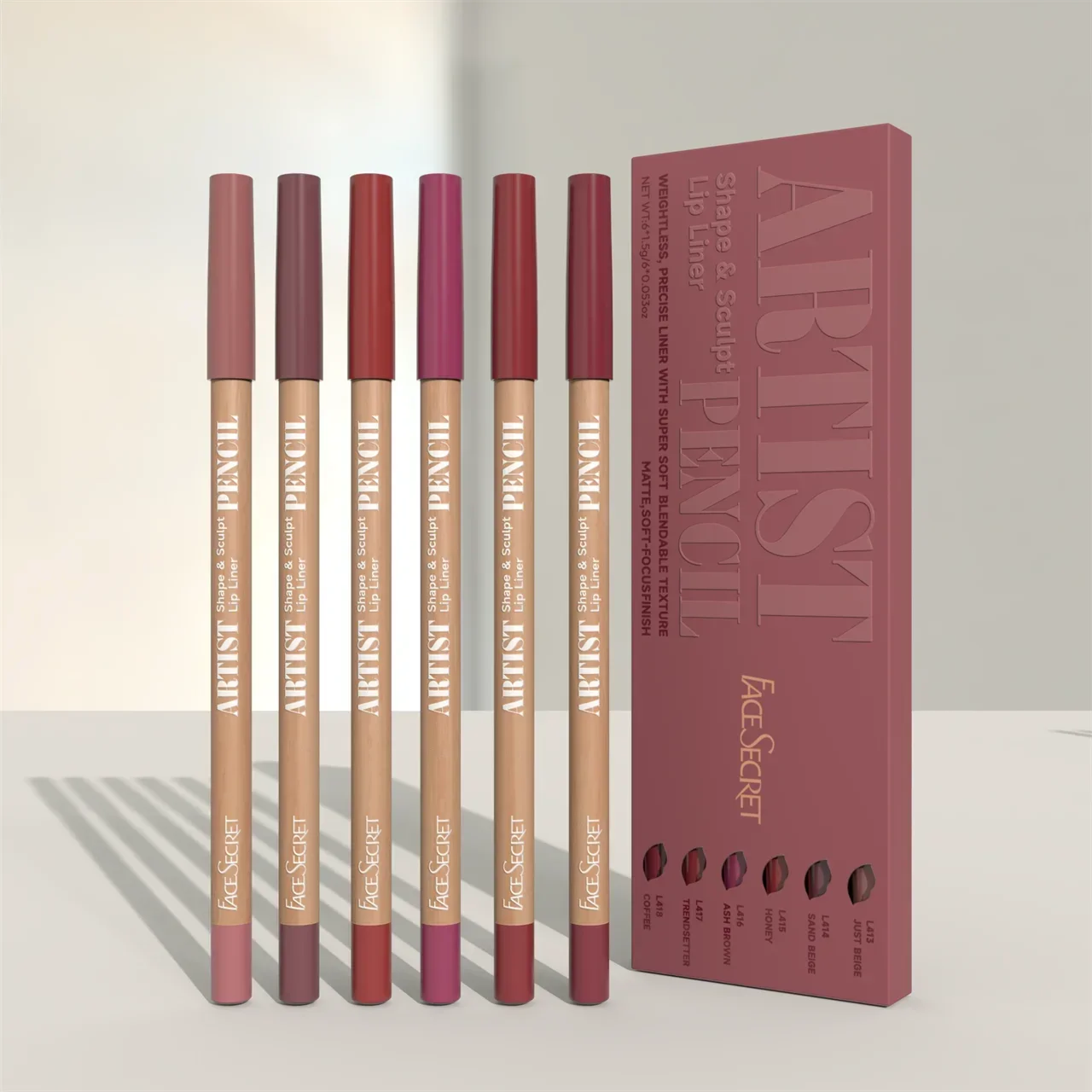 Lip Liner Pencil - 6pcs/set Lip Liner Pen 6 Colors