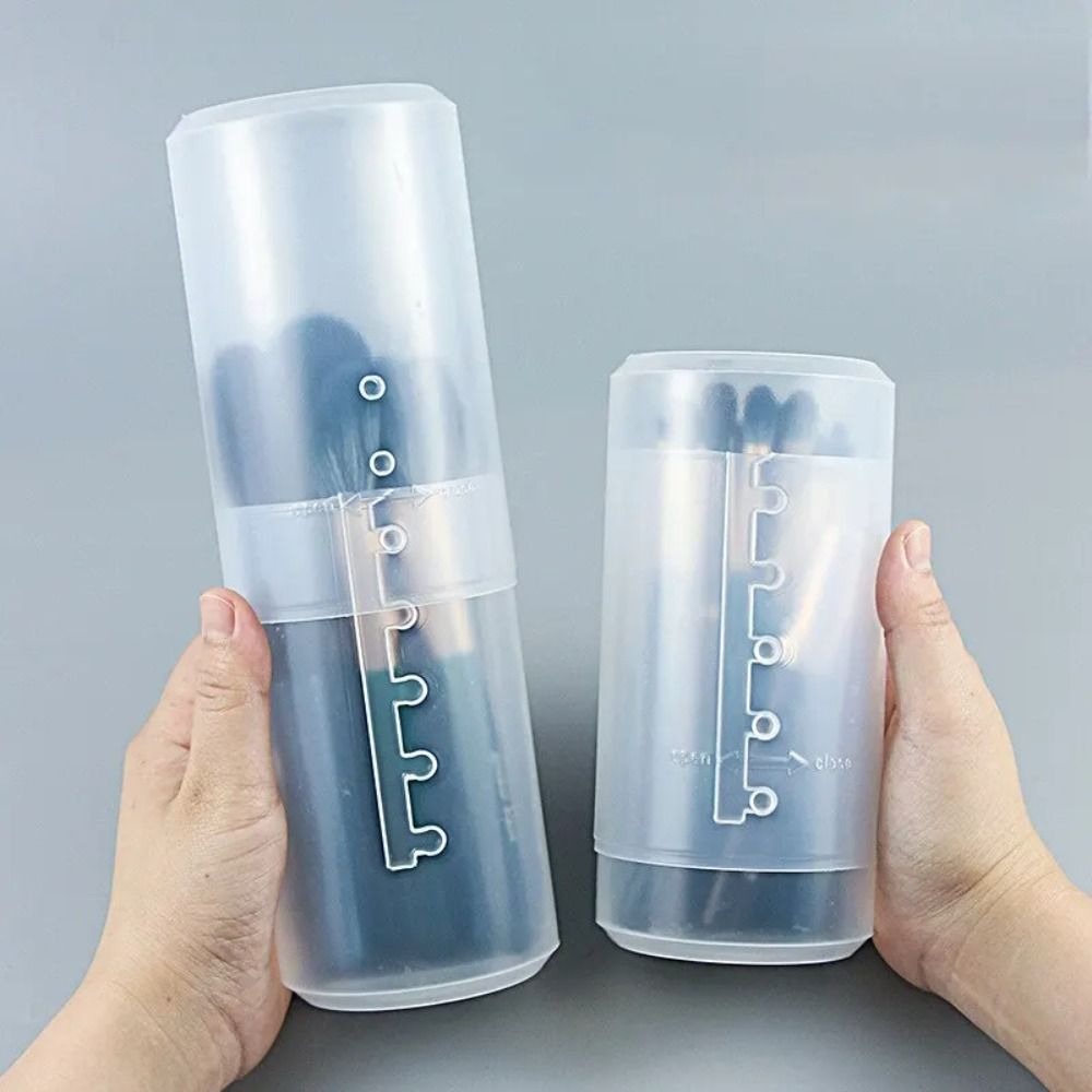 Portable Transparent Makeup Br - Beauty Makeup Box recension och pris