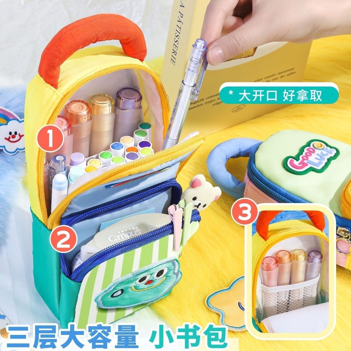 3D KawaiiLarge Capacity Multi‑ - Beauty Makeup Box recension och pris