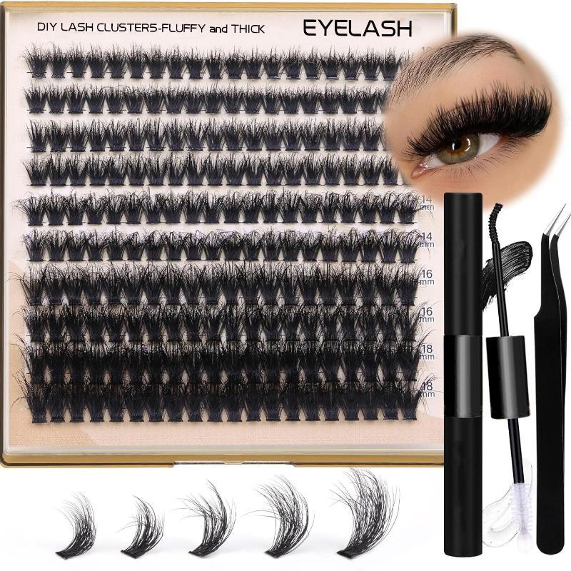 New Fluffy Thick Lash Clusters - Eyelash Extension recension och pris