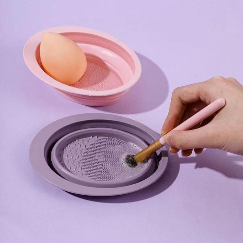 Folding Powder Puff Cleaning B - Beauty Makeup Box recension och pris