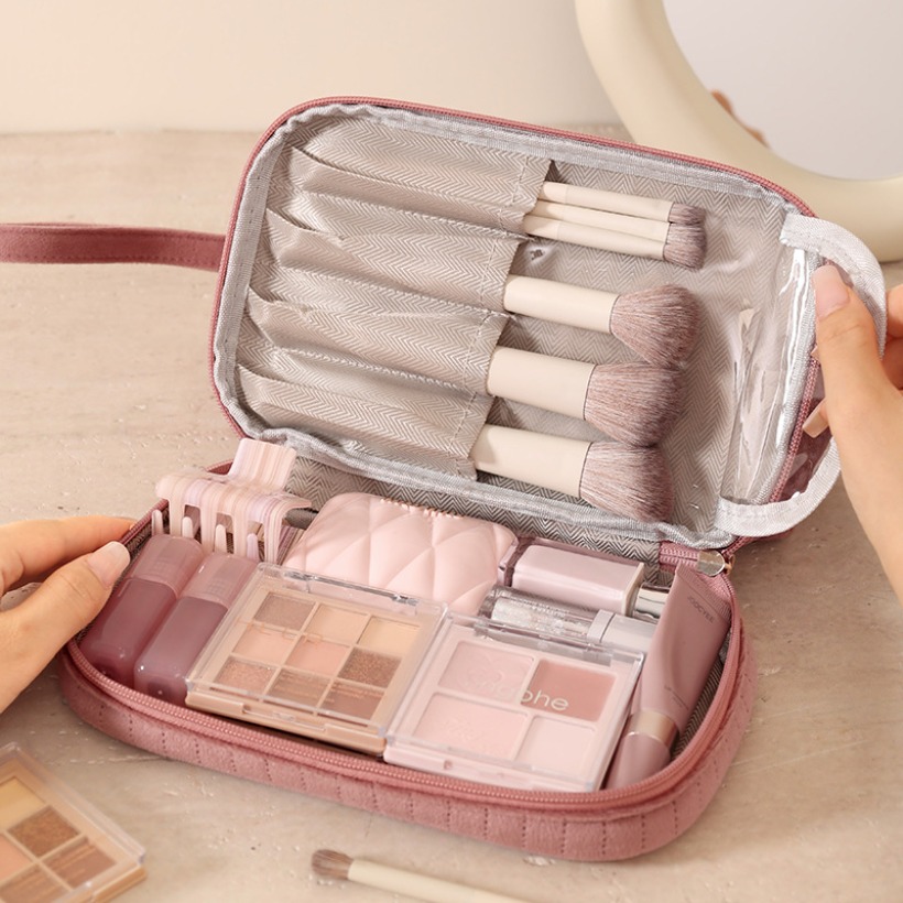 Portable Makeup Organizer Bag  - Beauty Makeup Case recension och pris
