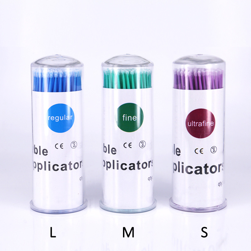 100Pcs/bottle MicroBrush For E - Eyelash Extension recension och pris