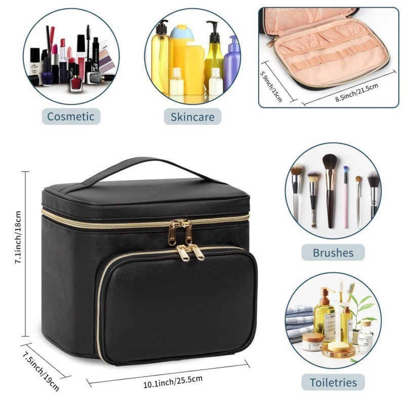 Large-sized Waterproof Makeup  - Beauty Makeup Bag recension och pris