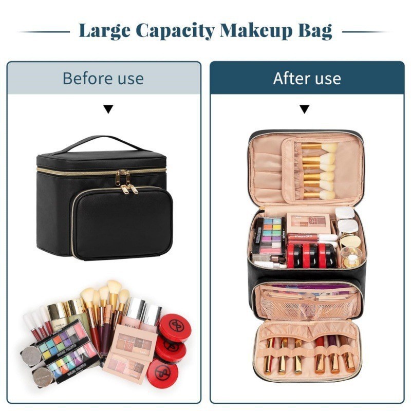 Large-sized Waterproof Makeup  - Beauty Makeup Bag recension och pris