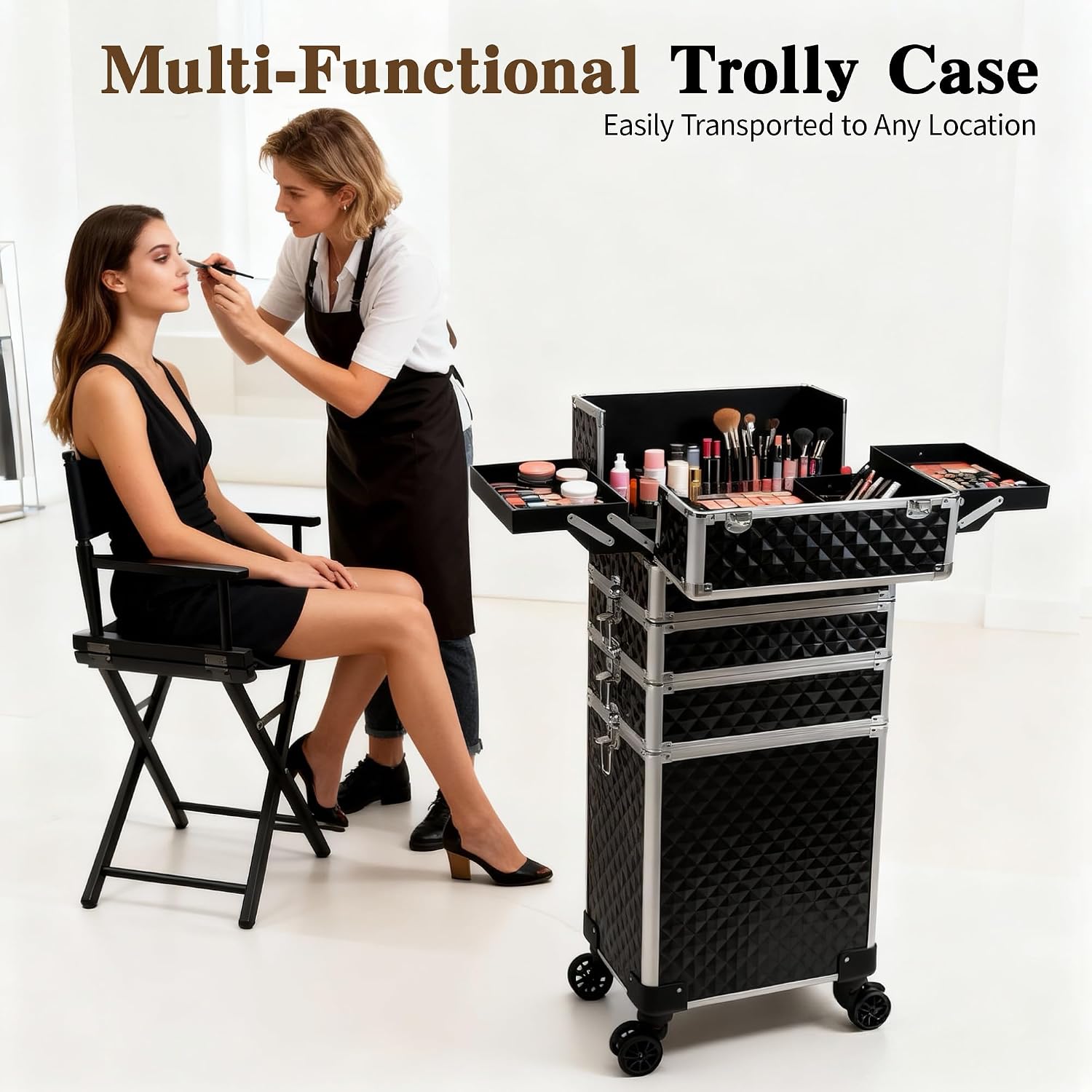 Rolling Makeup Train Case, Cos - Beauty In Makeup recension och pris