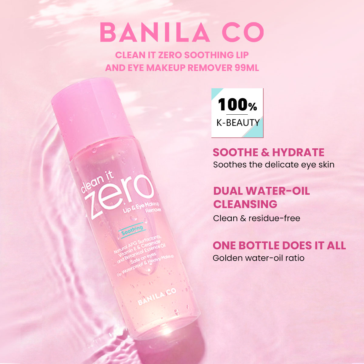 BANILA CO Clean it Zero Soothi - Beauty In Makeup recension och pris