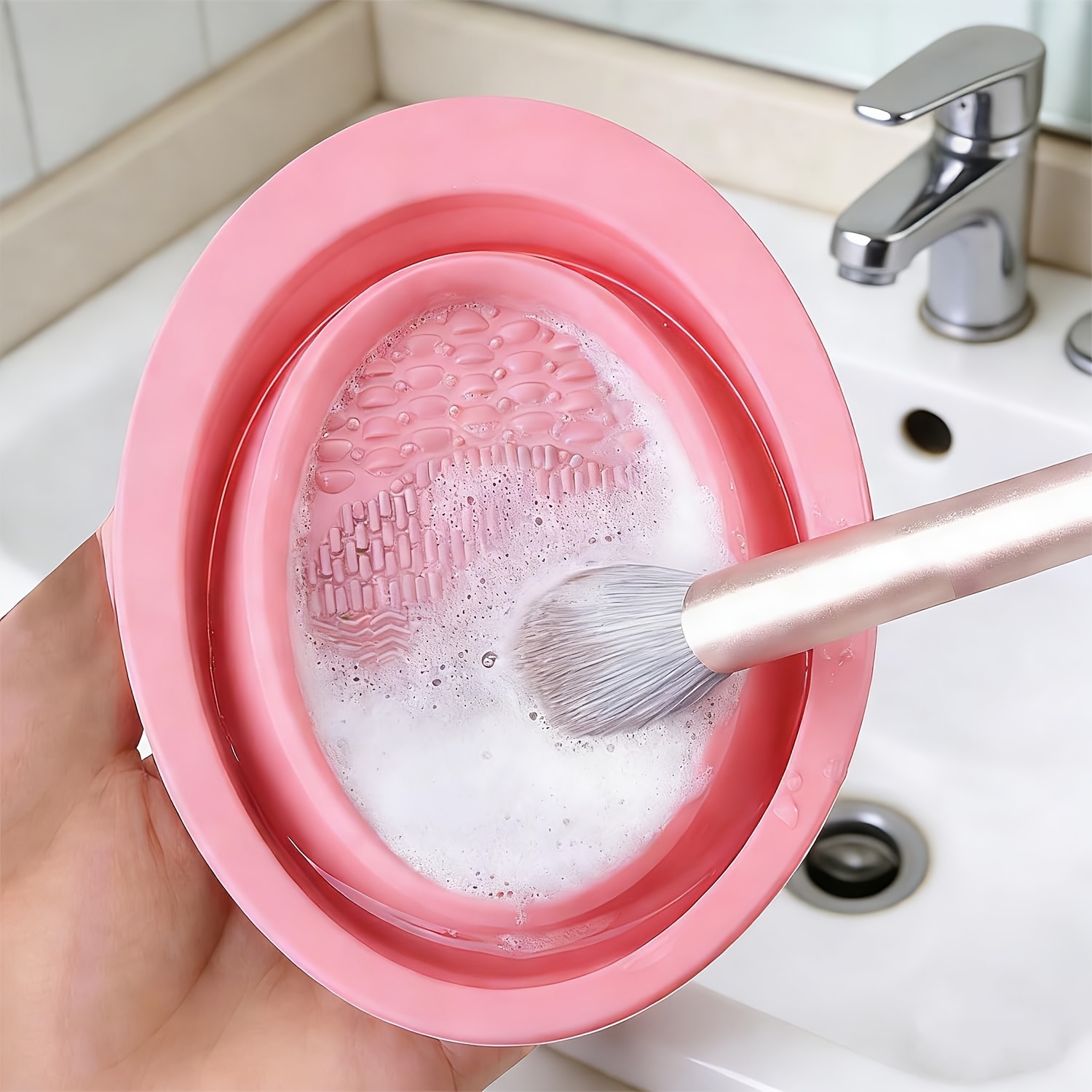 Foldable Silicone Makeup Brush - Beauty Home Makeup recension och pris