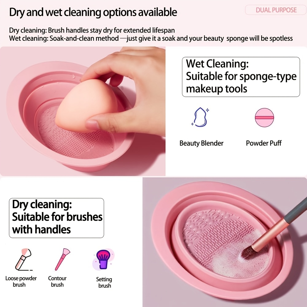 Foldable Silicone Makeup Brush - Beauty Home Makeup recension och pris
