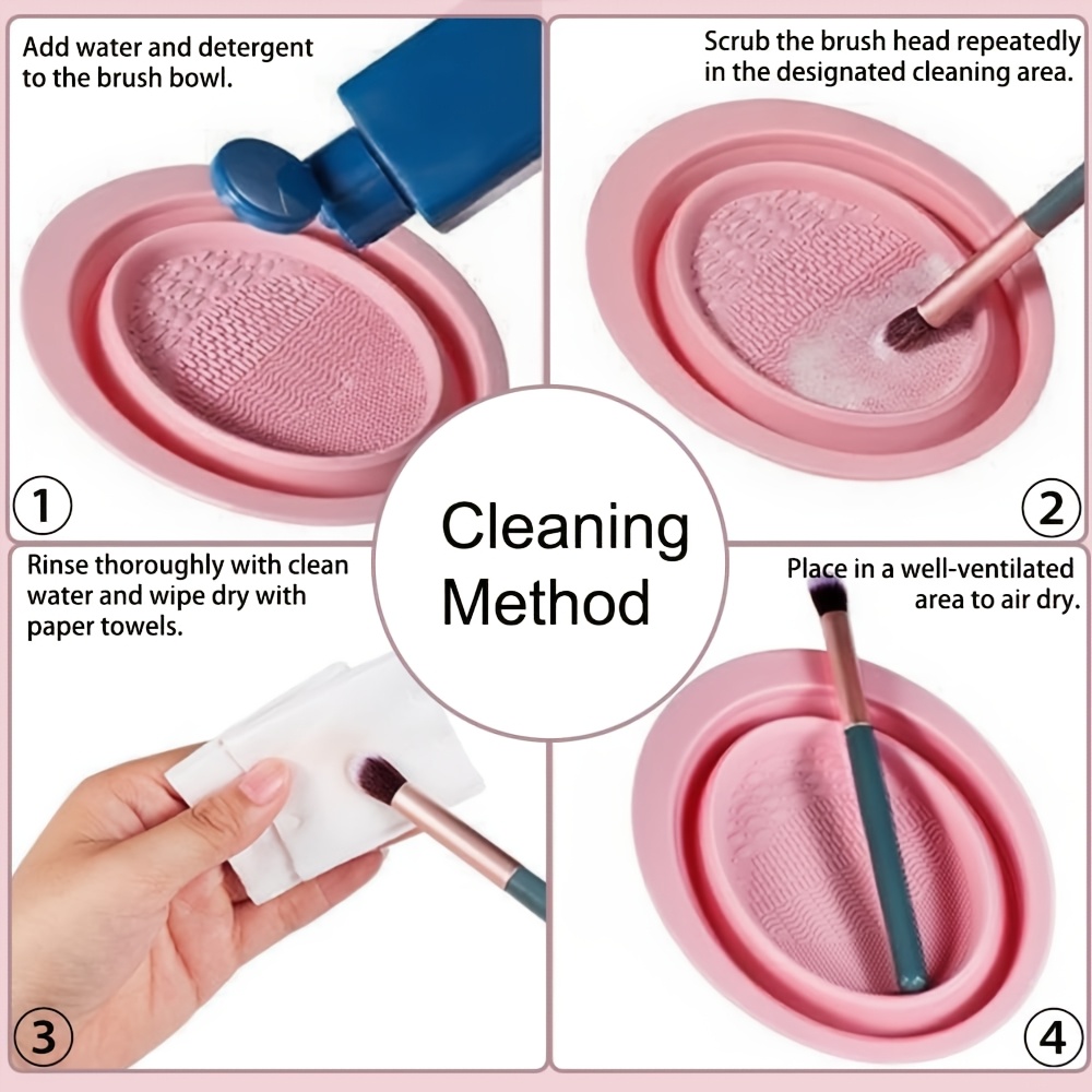 Foldable Silicone Makeup Brush - Beauty Home Makeup recension och pris