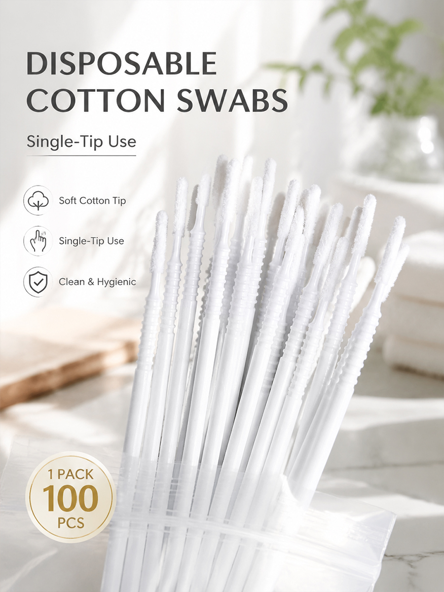 Disposable Long Cotton Swabs E - Beauty Makeup Wholesale recension och pris