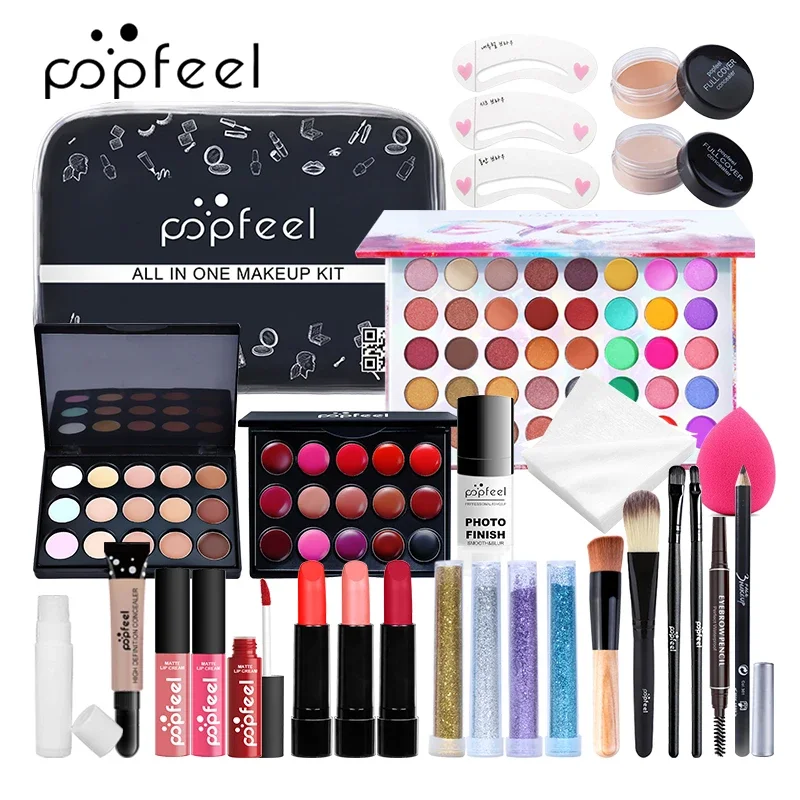 Make Up Sets Eyeshadow Lipstic - Rare Beauty Makeup Kit recension och pris