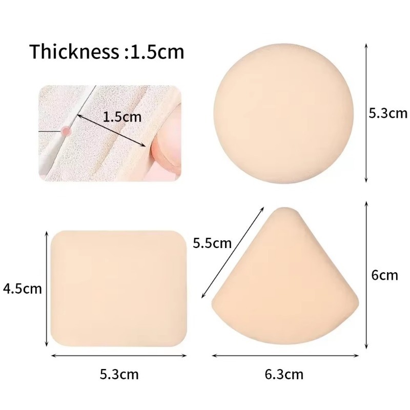 1-10pcs Portable Foundation Po - Beauty Makeup Desk recension och pris