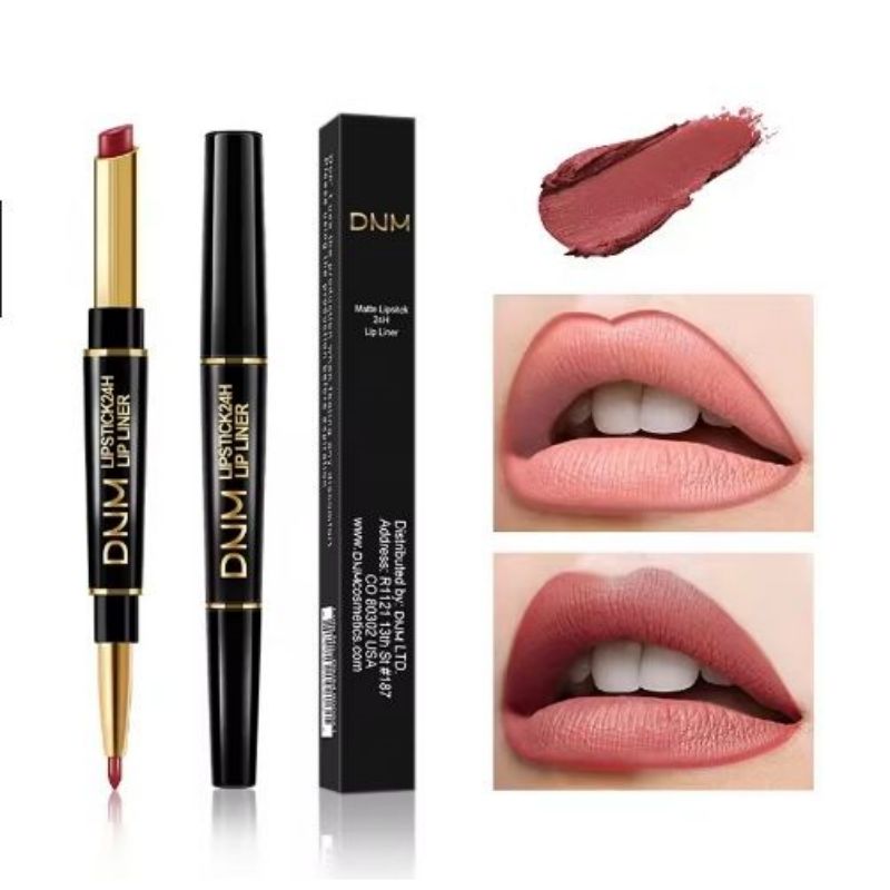 12 Colors Double-Ended Lipstic - Lip Liner Pencil recension och pris