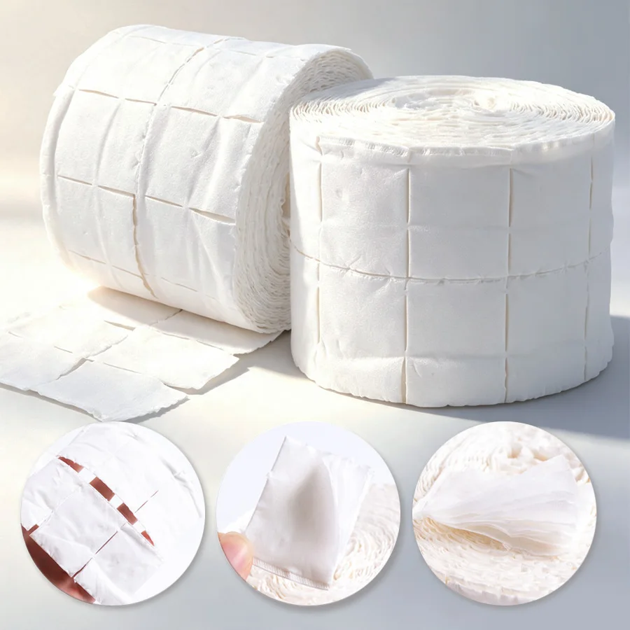 300/500Pcs Roll Lint Free Cott - Cosmetic Sponge recension och pris