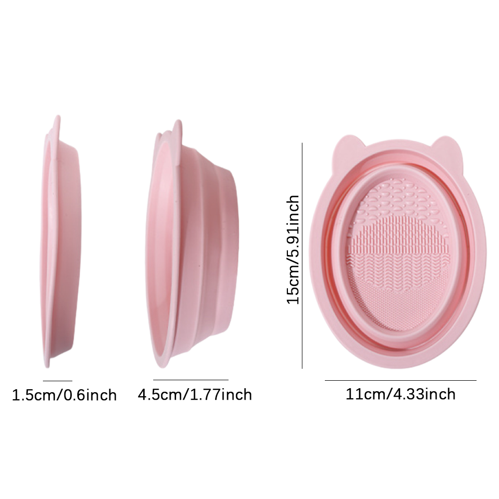 Collapsible Silicone Makeup Br - Beauty Home Makeup recension och pris
