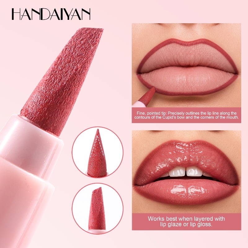 6 Colors Lip Liner Pen Long-La - Lip Liner Pencil recension och pris