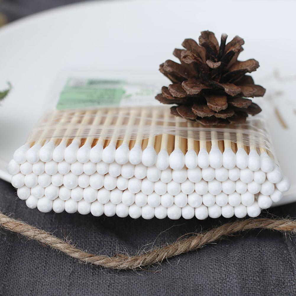 10/100pcs Disposable Cotton Sw - Beauty In Makeup recension och pris