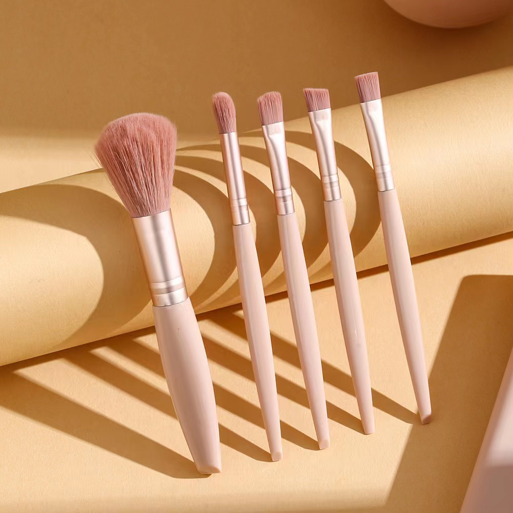5pcs Cosmetic Brush Kit With M - Beauty Makeup Case recension och pris