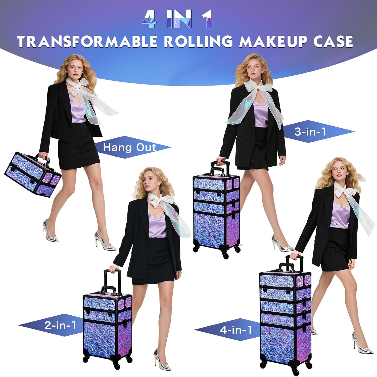 Rolling Makeup Train Case, Lar - Beauty In Makeup recension och pris