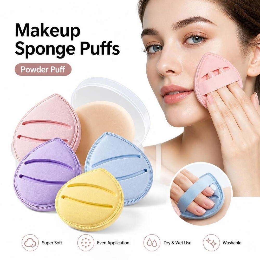 Extra Large Powder Puff Cosmet - Cosmetic Sponge recension och pris