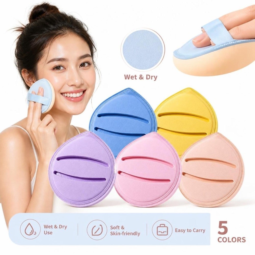 Extra Large Powder Puff Cosmet - Cosmetic Sponge recension och pris
