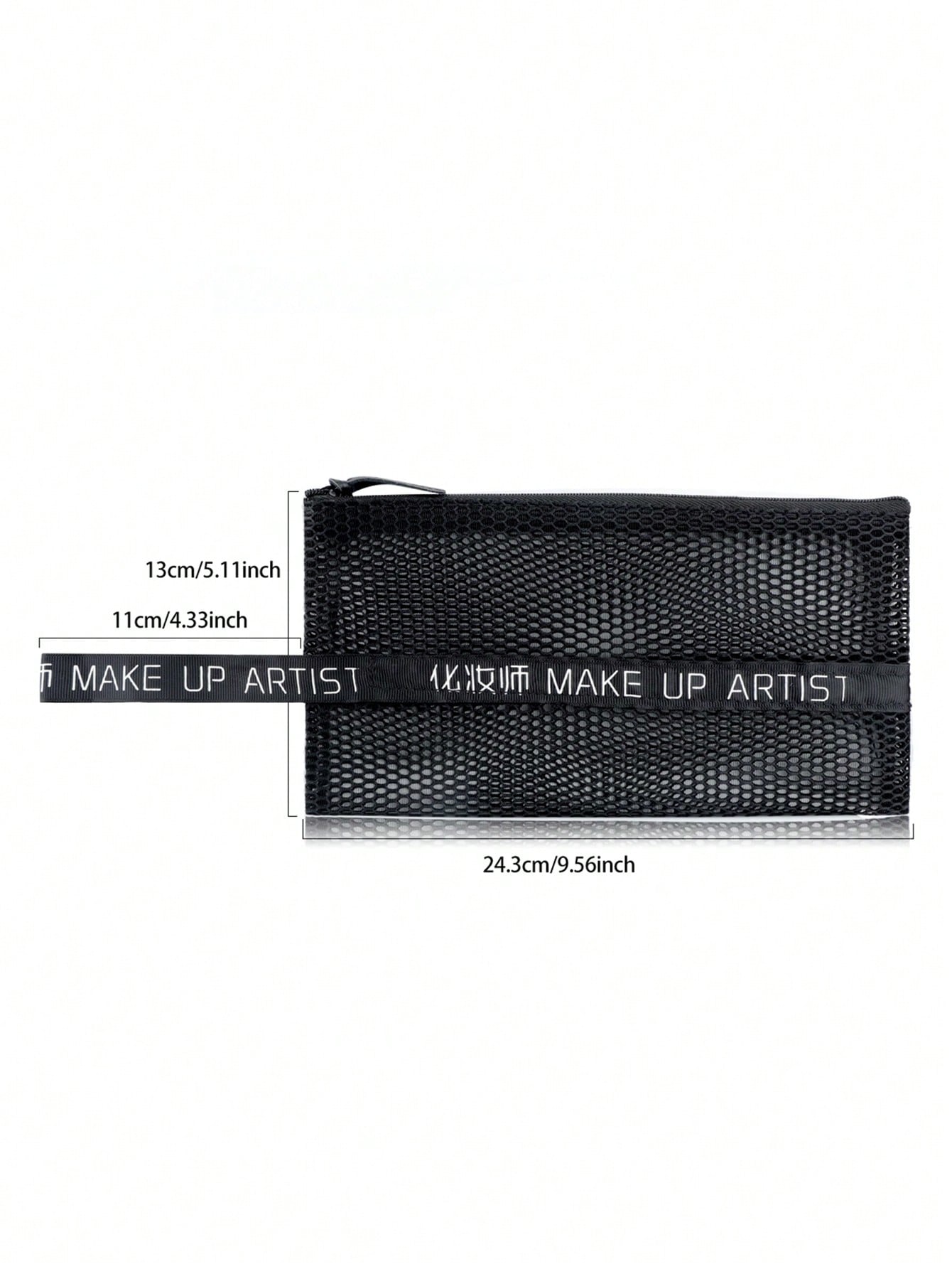 1 Pcs Mesh Makeup Bag Zipper C - Beauty Makeup Bag recension och pris