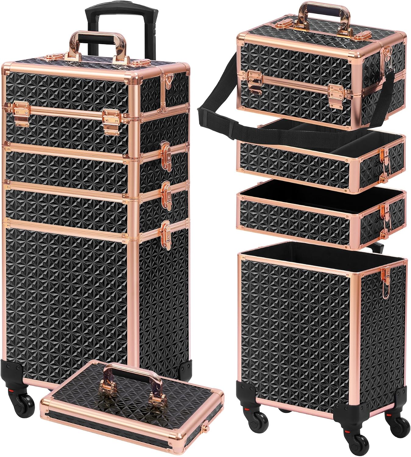 Rolling Makeup Case Makeup Tra - Beauty Makeup Case recension och pris