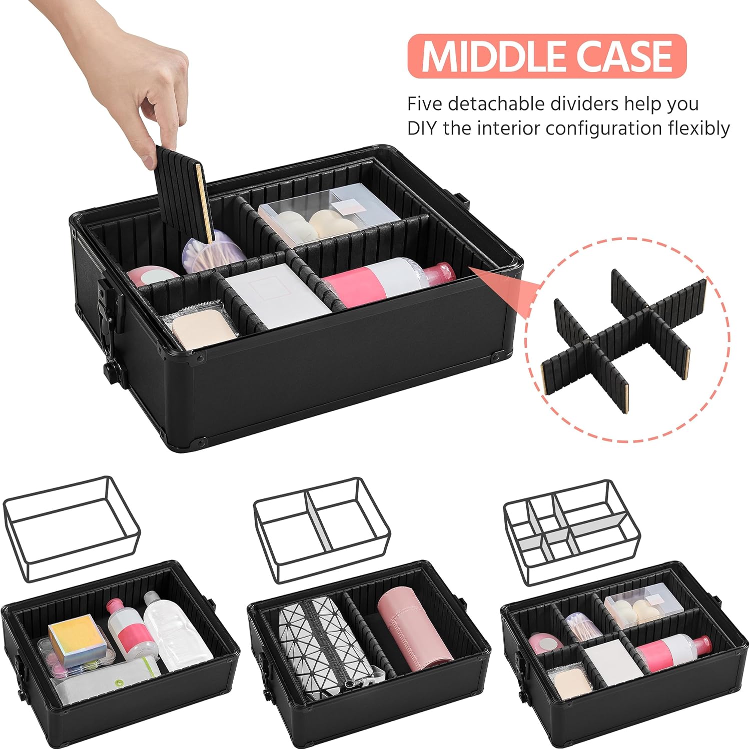 Rolling Makeup Train Case, Cos - Beauty In Makeup recension och pris