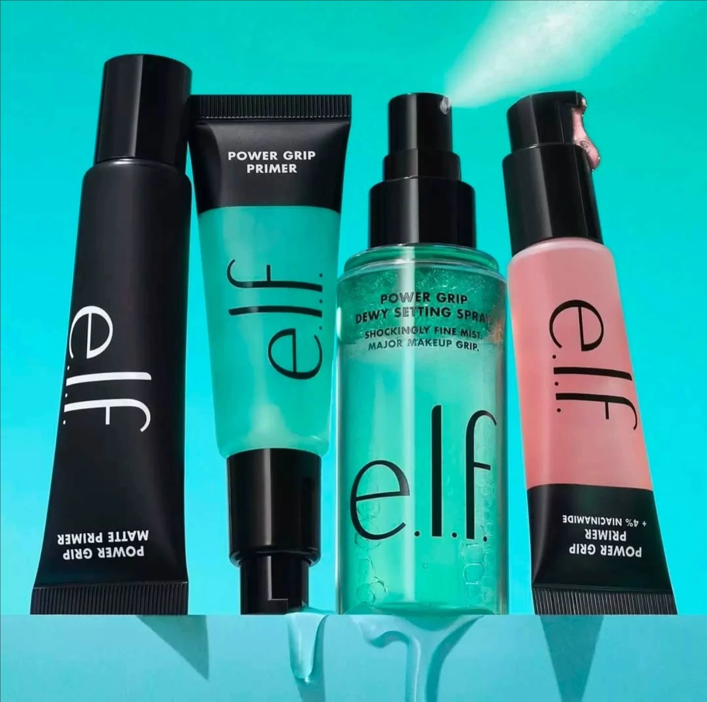 Elf Makeup Power Grip Dewy Set - Setting Spray recension och pris